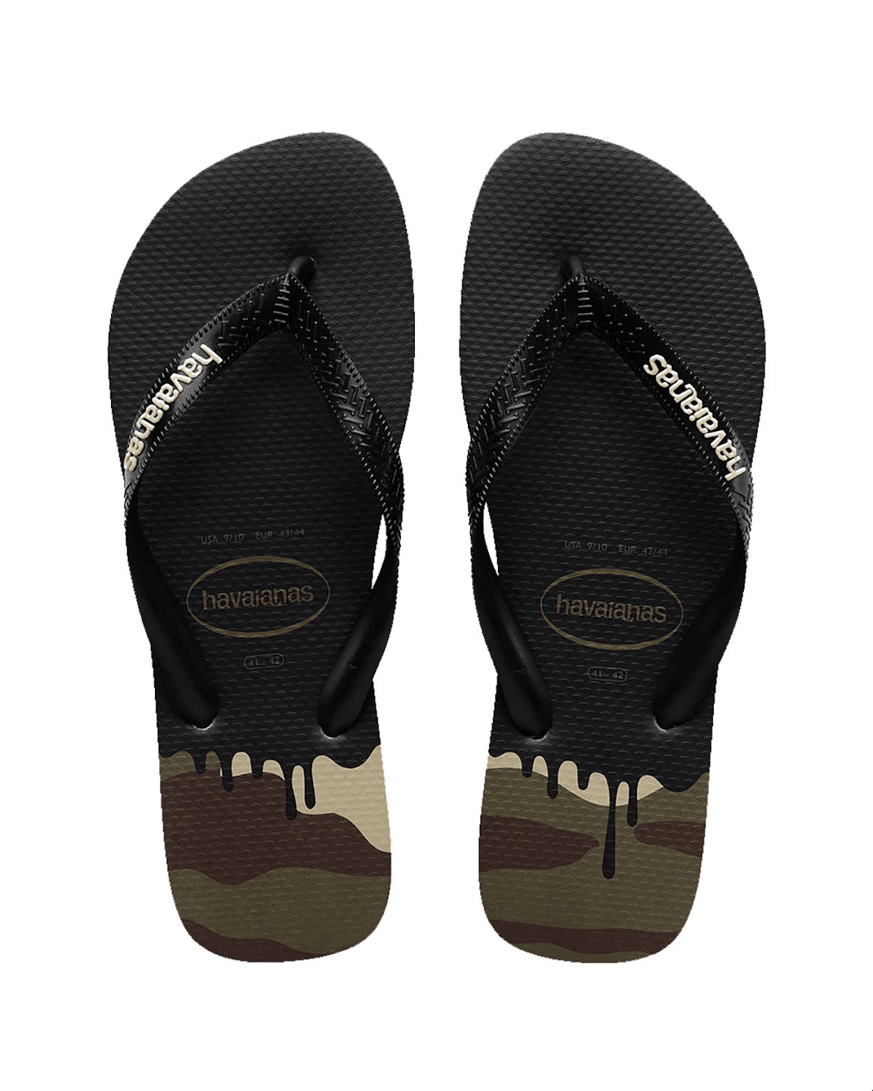 HAVAIANAS Top Ink Jandals Black Sand Grey RUMOR